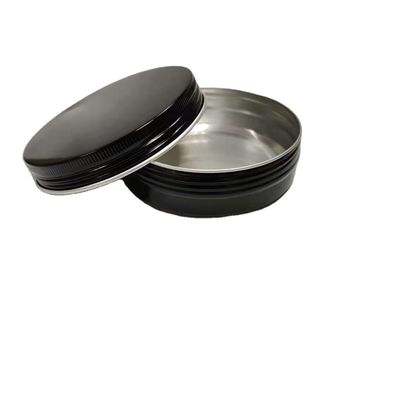 Good price Empty 5g 10g 15g 30g 50g 60g 100g Round Black Aluminum Jar for Facial Cleaning and Skin Care online